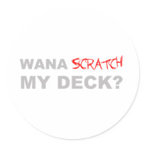 Wana Scratch My Deck stickers