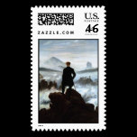 Wanderer above the Sea - Art Postage - Large stamps