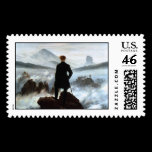 Wanderer above the Sea - Art Postage - Large stamps