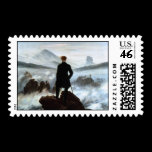 Wanderer above the Sea - Art Postage - Medium stamps