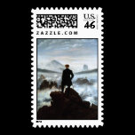 Wanderer above the Sea - Art Postage - Medium stamps