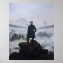 Wanderer above the Sea of Fog Posters