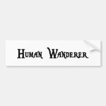   Wanderer Bumper Sticker