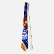 Wandering Helix Abstract Tie