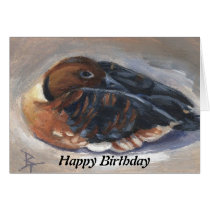 Wandering Whistling Duck Birthday Card