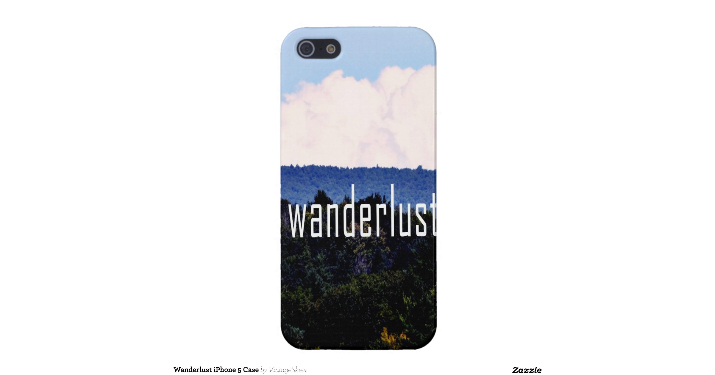 Wanderlust iPhone 5 Case Zazzle