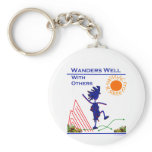 Wanders Well With Others Keychain