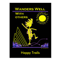 Wanders Well With Others Post Cards