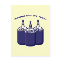 Wann Hug My Jugs Postcard