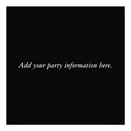 Wanna come over? personalized invitation