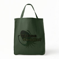 Wanna Cuddle Cuttlefish Tote Bags