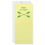 Wanna Get Lucky Kayak Personalized Rack Card