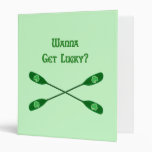 Wanna Get Lucky Kayak Vinyl Binder