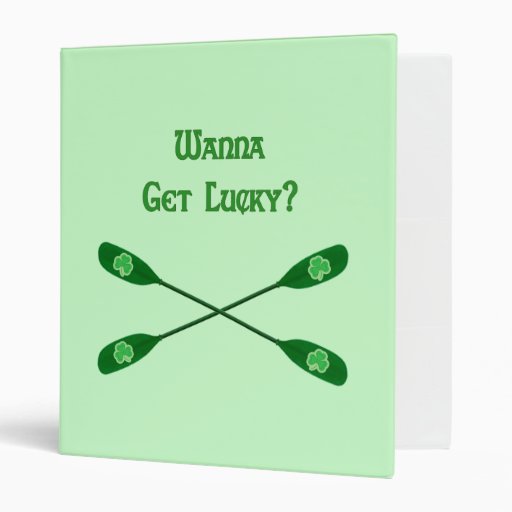 Wanna Get Lucky Kayak Vinyl Binder