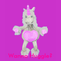 Wanna Huggle? t-shirts