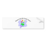 Wanna Lick My Candy Cane? (Rainbow Candy Cane) Bumper Stickers