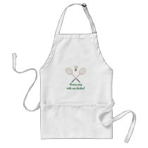 Wanna Play Badminton Aprons