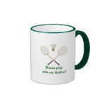 Wanna Play Badminton Coffee Mug