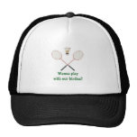 Wanna Play Badminton Hats