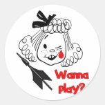 Wanna Play Jarts Stickers