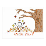 wanna play? postcards
