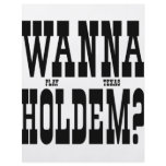 Wanna Play Texas HoldEm? Flyer Design