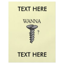 WANNA SCREW? flyers by gay_pride WANNA SCREW? flyers