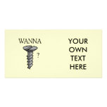 WANNA SCREW? photo cards