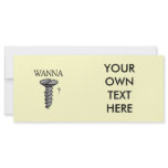 WANNA SCREW? rack cards