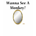 Wanna See A Monkey With Mirror t-shirts