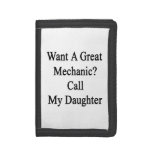 Want A Great Mechanic Call My Daughter Wallets