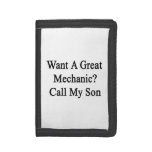 Want A Great Mechanic Call My Son Wallet