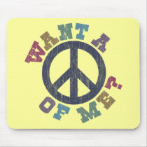 Want A Peace of Me mousepads by raggedshirts Want A Peace of Me mousepads