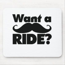 Want a Ride on the Stahce? Mousepad