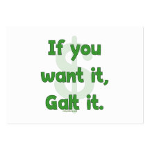 Want It Galt It Business Card Templates