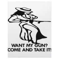 Want My Gun? Come And Take It! letterhead