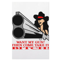 Want My Gun? Then Come And Take It! stationery