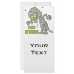 want my mummy silly halloween cartoon rack cards