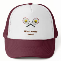 Want Some Love Tennis Hats