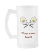 Want Some Love Tennis Coffee Mug
