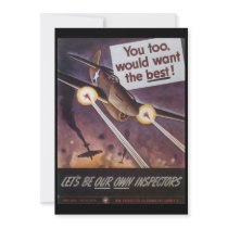 Want The Best World War 2 Custom Invitations