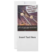 Want The Best World War 2 Rack Card