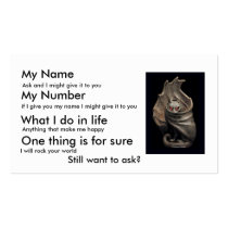 Want to ask for my card? business cards