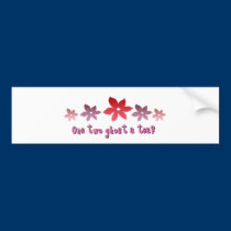 Want to go steady? bumper stickers