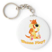 Want To Play? keychains