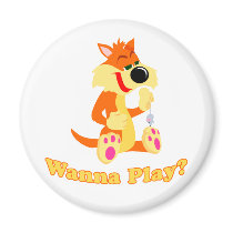 Want To Play? magnets