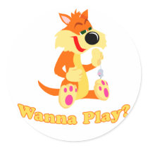 Want To Play? stickers