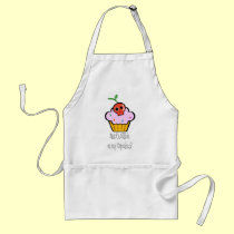 Want'a Nibble on my Cupcakes? Baking Apron by audrart Want'a Nibble on my Cupcakes? Baking Apron