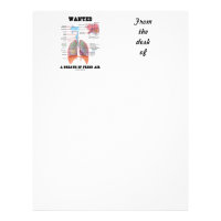 Wanted A Breath Of Fresh Air (Respiratory System) Letterhead