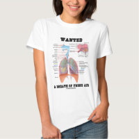Wanted A Breath Of Fresh Air (Respiratory System) Tshirts